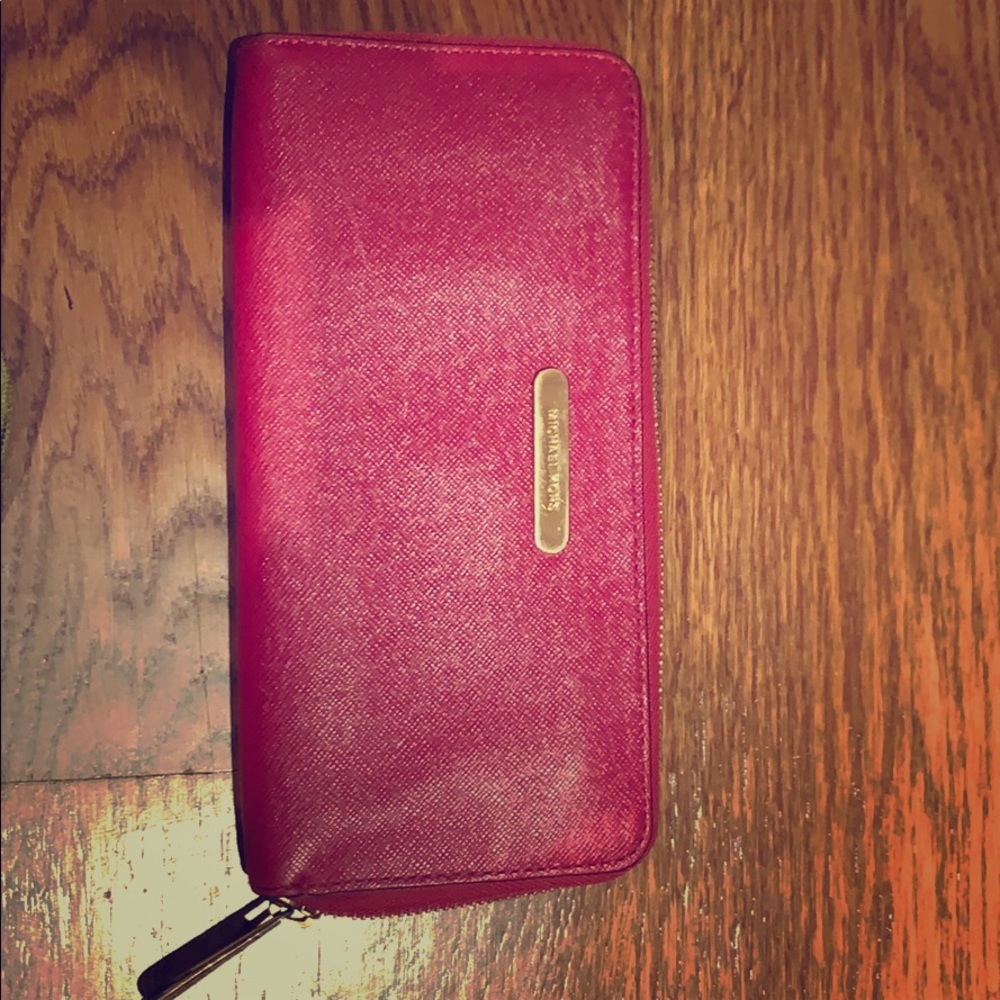 Michael Kors Fuschia Hot Pink Wallet